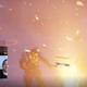 Screenshot from Massive’s Twitch stream of the new Survival mode. Players can use burning barrels for warmth.